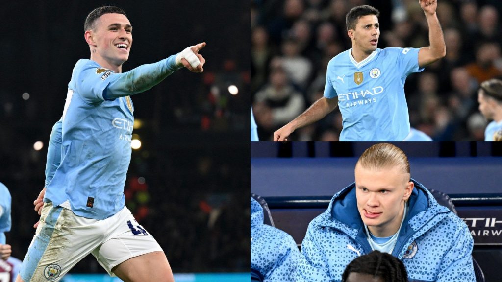 Man City player ratings vs Aston Villa: You can’t bench Phil Foden! Hat-trick hero lights up the Etihad as Rodri dominates while Erling Haaland watches on from the bench