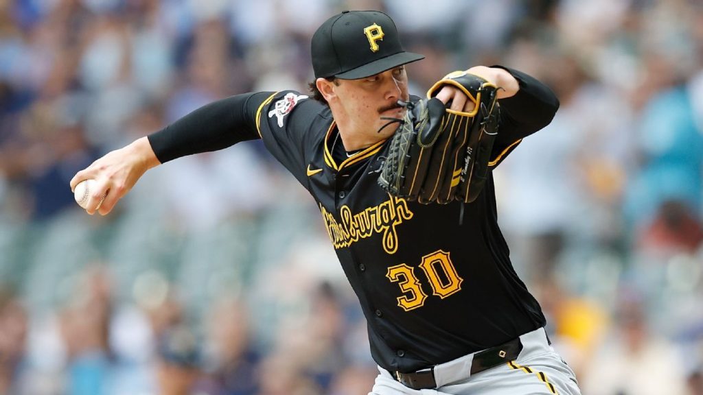 Paul Skenes pitches 7 no-hit innings as Pirates blank Brewers