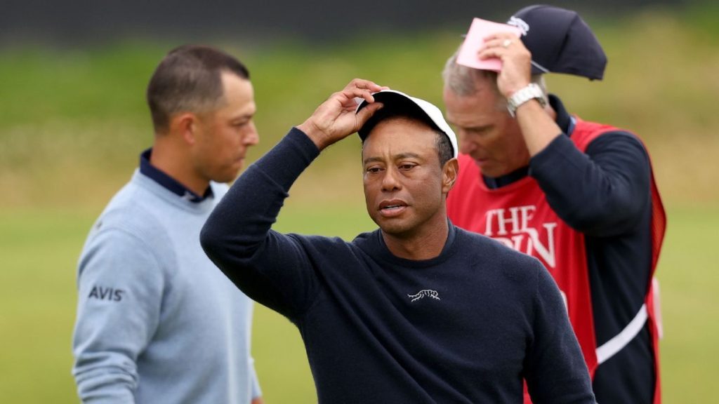 Tiger Woods 14 over at Open, to miss another major cut