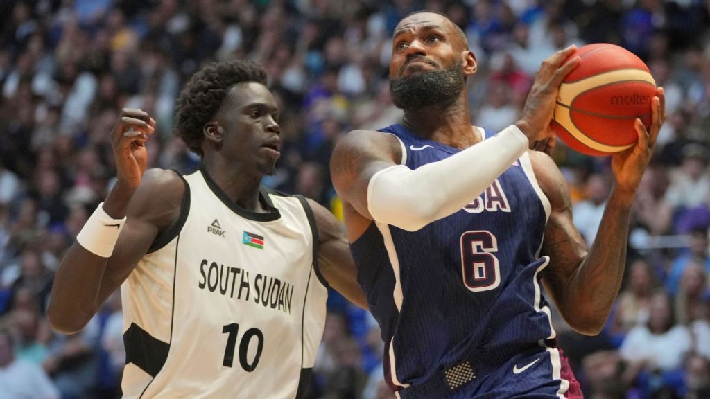 Team USA vs. South Sudan: Live score, updates from Olympics tuneup