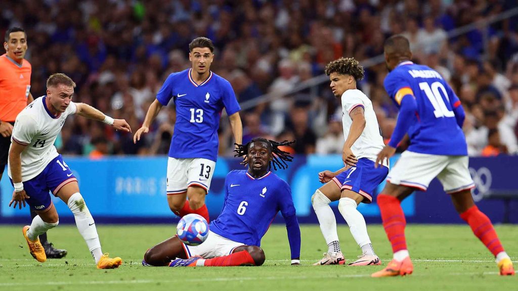 France earn routine 3-0 win against US in opener at 2024 Paris Olympics