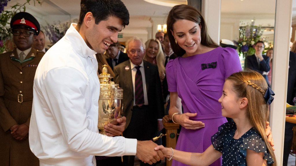 Princess Charlotte Aces the Grip-and-Grin With Proud Mom Kate Middleton at Wimbledon