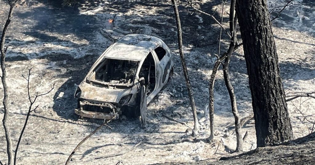 Man pushing flaming car into ravine started Park Fire, burning over 120,000 acres in California, officials say