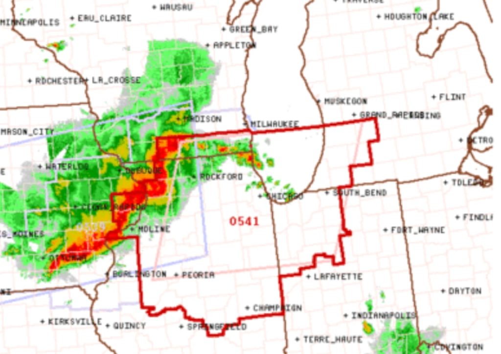 High-end Tornado Watch issued for SW Michigan, Gusts up to 90 mph possible