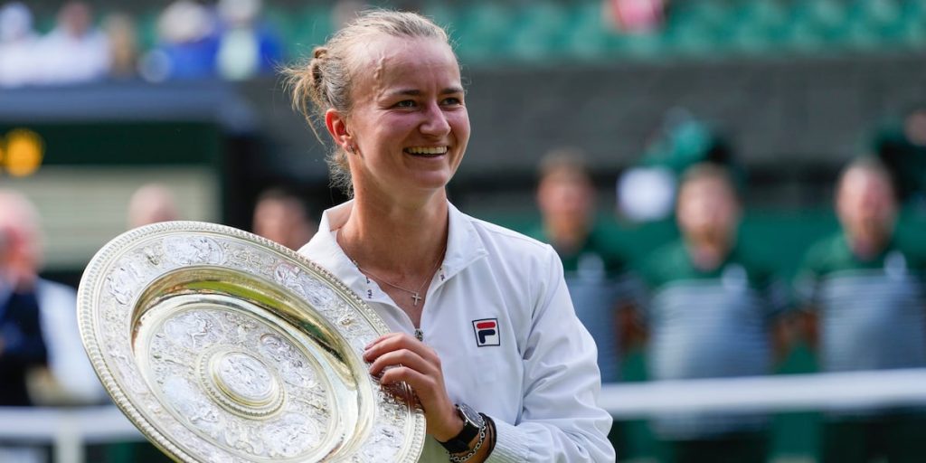 Barbora Krejcikova wins Wimbledon for her second Grand Slam trophy by beating Jasmine Paolini