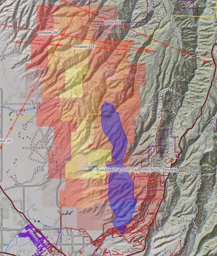 The Park Fire – Near Chico, California