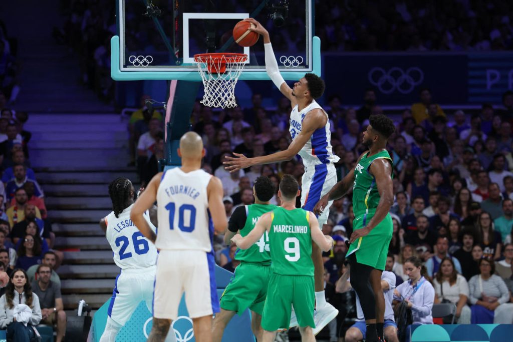 2024 Paris Olympics: Victor Wembanyama and France hold off Brazil to take 78-66 win