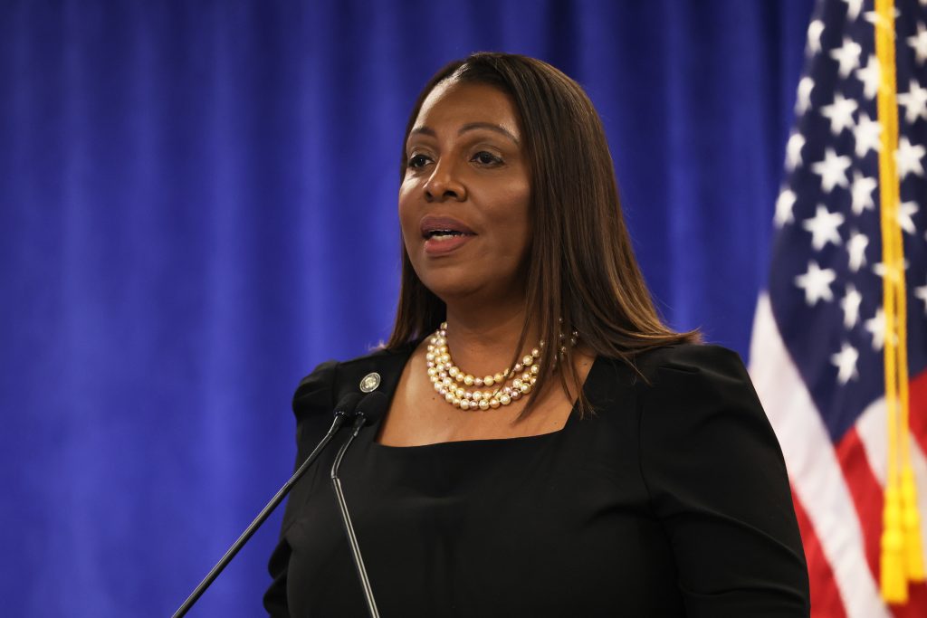 Letitia James Loses Bid to Change Judges in Lawsuit