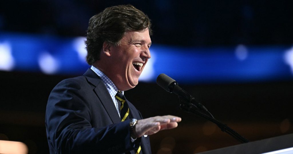 Tucker Carlson rails against the Biden administration in RNC speech