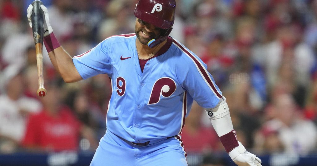 Philadelphia Phillies release Whit Merrifield, recall Weston Wilson from Triple A