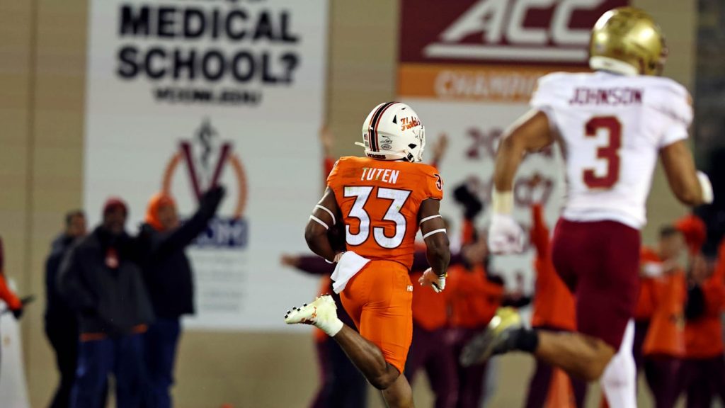 Bhayshul Tuten Breaks Virginia Tech’s Single Game Rushing Record