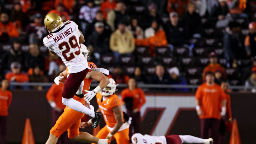 Boston College Football DB Cameron Martinez Bright Spot in Loss to Virginia Tech