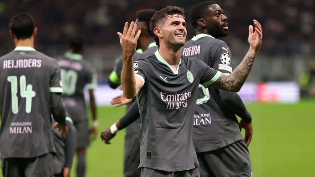 Christian Pulisic: ‘Olimpico’ goal for Milan ‘a bit of luck’