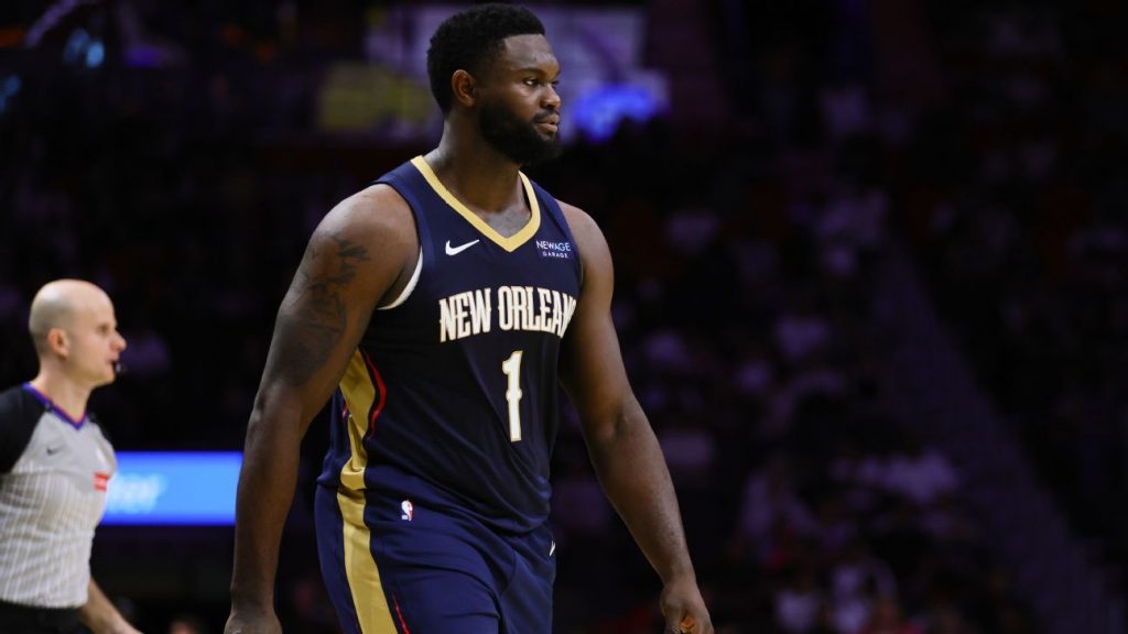 Zion Williamson (illness) misses Pelicans’ opener vs. Bulls