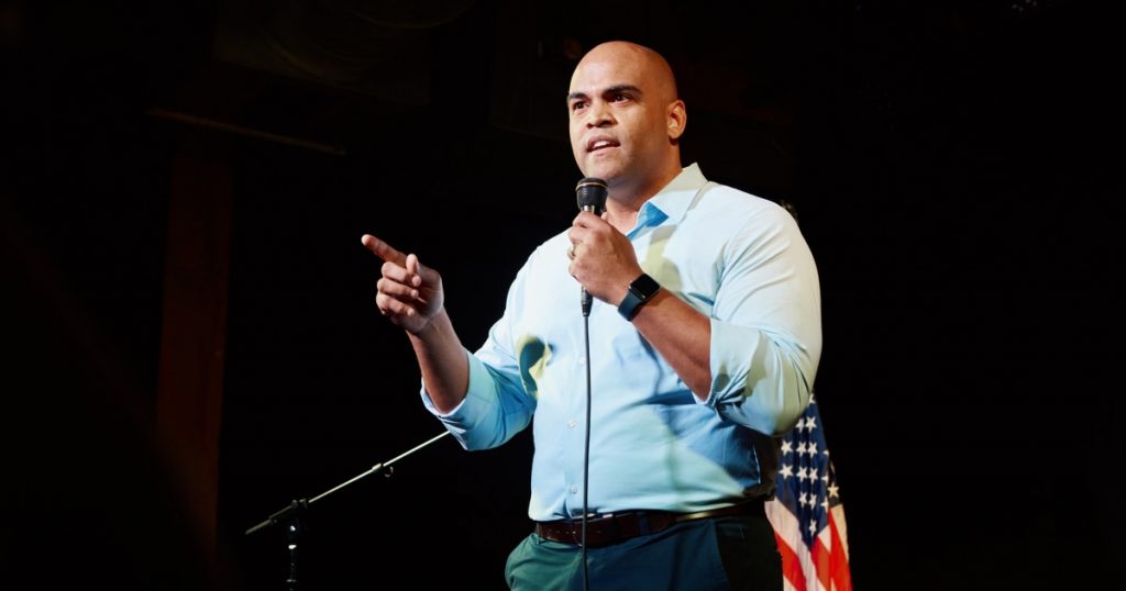 Colin Allred, an NFL player-turned-lawmaker, looks to unseat Texas Sen. Ted Cruz