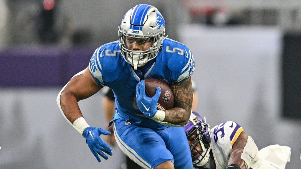 Lions RB returns vs. Vikings