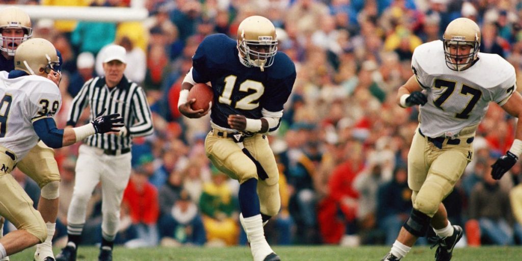 A look back at the history of the Notre Dame-Navy football rivalry