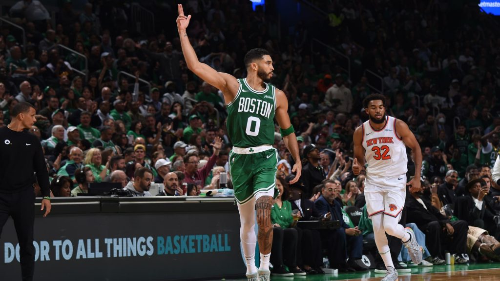 Celtics tie NBA record with 29 3-pointers in win over Knicks