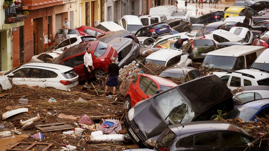 Spain flooding: Photos show the devastation in Valencia