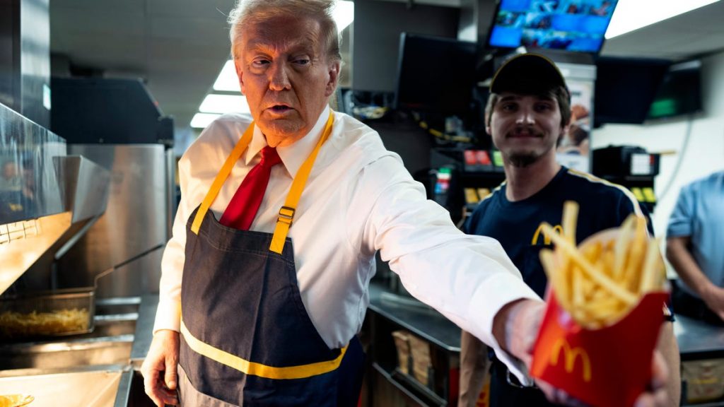 McDonald’s distances itself from Donald Trump’s campaign fryer visit