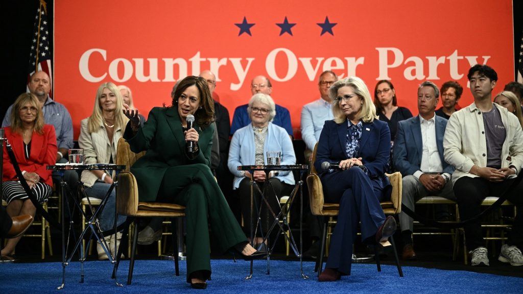 Harris, Cheney work to sway undecided voters, GOP women in 3 battleground states