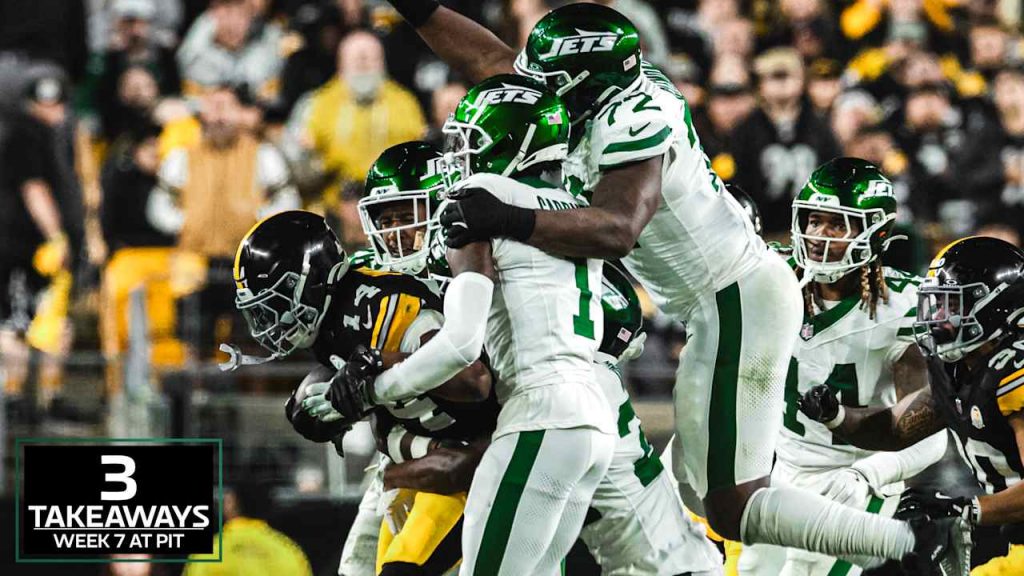 3 Takeaways from Jets vs. Steelers in Week 7