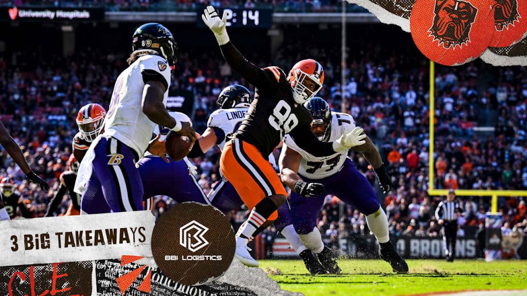 3 Big Takeaways from Browns win over Ravens