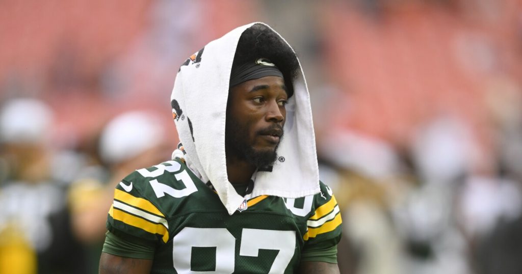 Packers suspend wide receiver Romeo Doubs for Sunday’s game