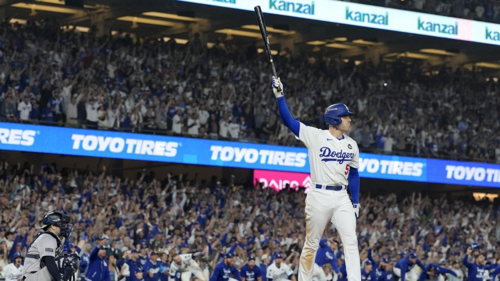 Dodgers top Yankees 6-3 in Game 1 : NPR