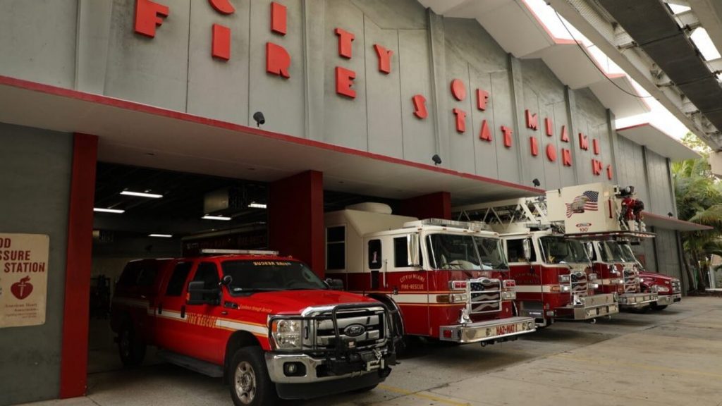 Miami first responders rescue woman trapped in condo trash chute